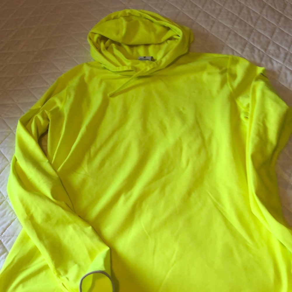Nike Women's Neon Yellow Hoodie